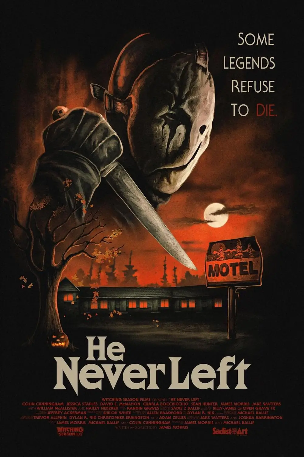 Poster de la película He never left
