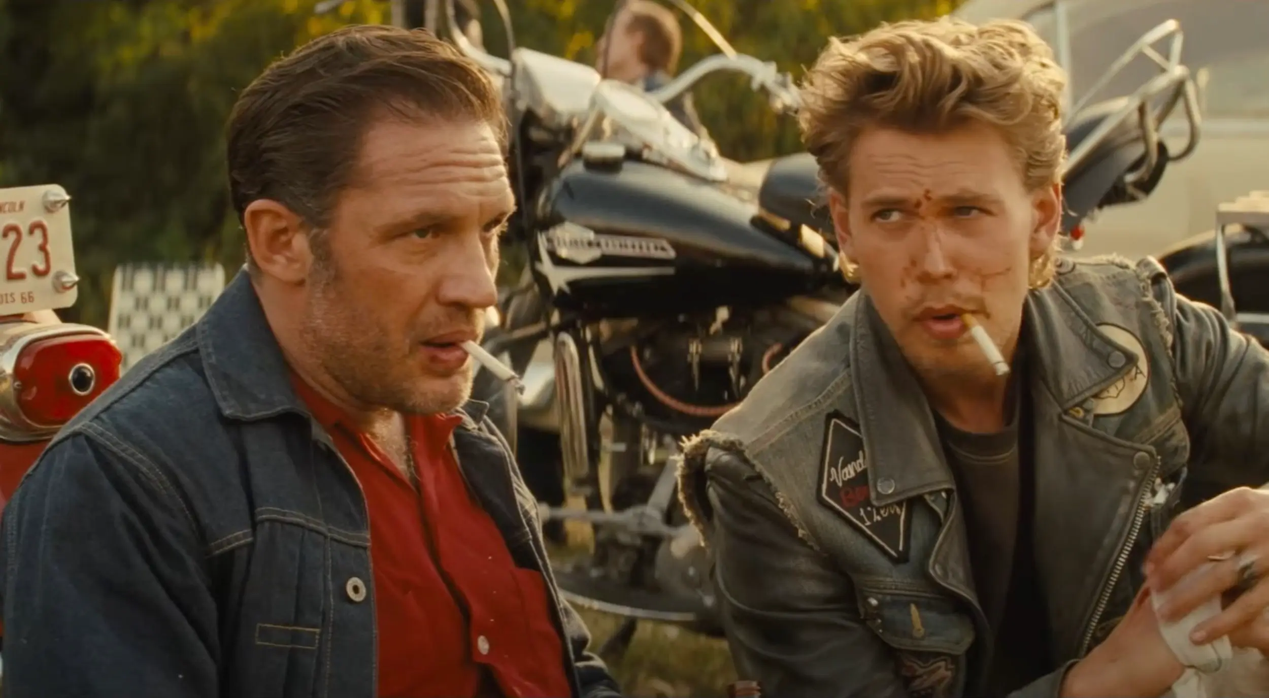 Imagen de la película Bikeriders. La ley del asfalto
