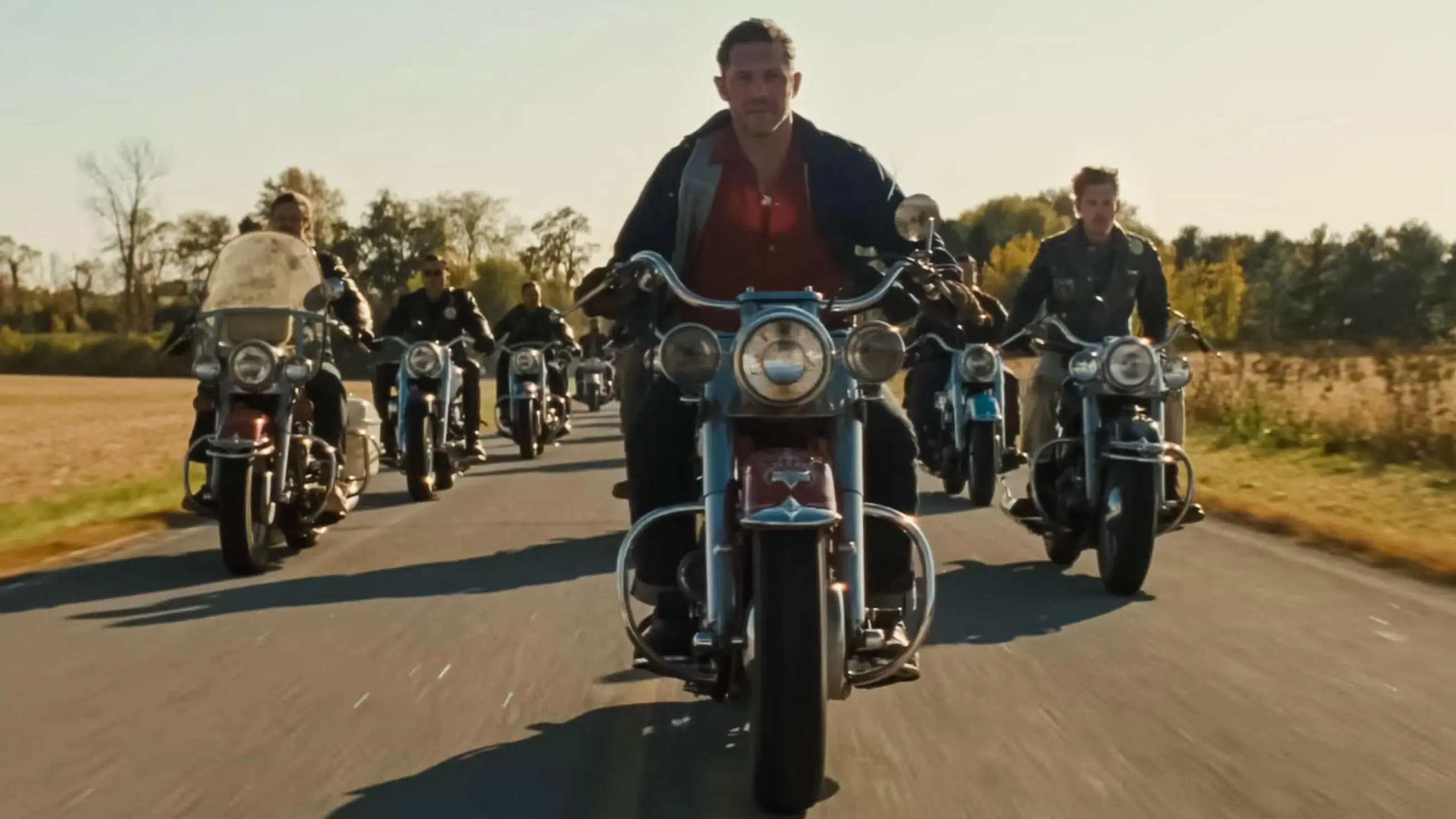 Imagen de la película Bikeriders. La ley del asfalto
