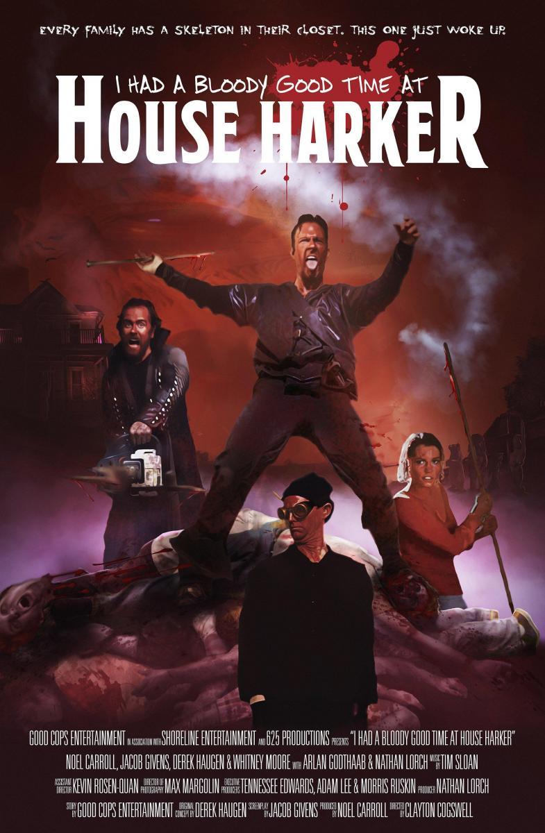 Poster de la película Pasándolo de coña en la casa Harker, de 2016