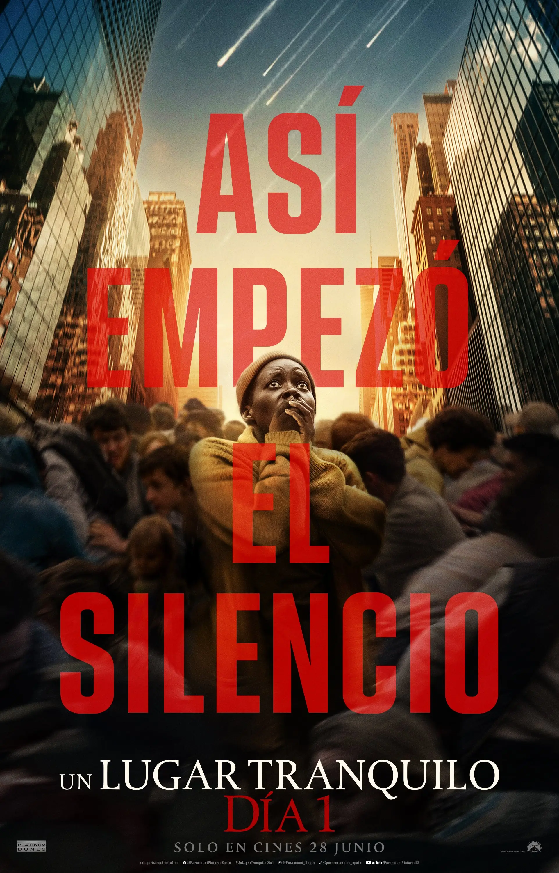 Poster de la película Un lugar tranquilo: Día 1