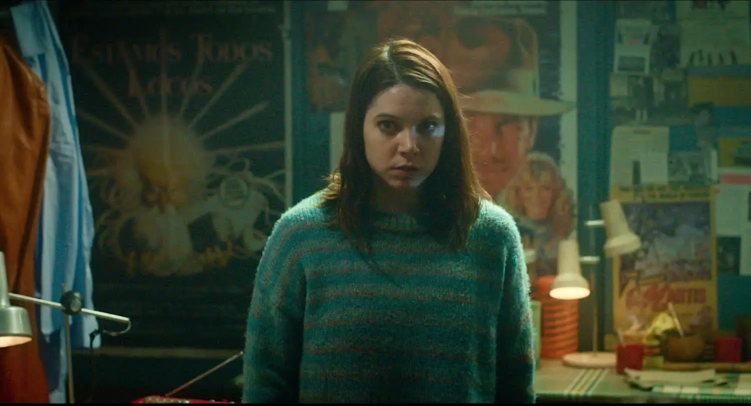 Imagen de la película Al morir la matinée, dirigida por Maximiliano Contenti en 2020. Género: Slasher